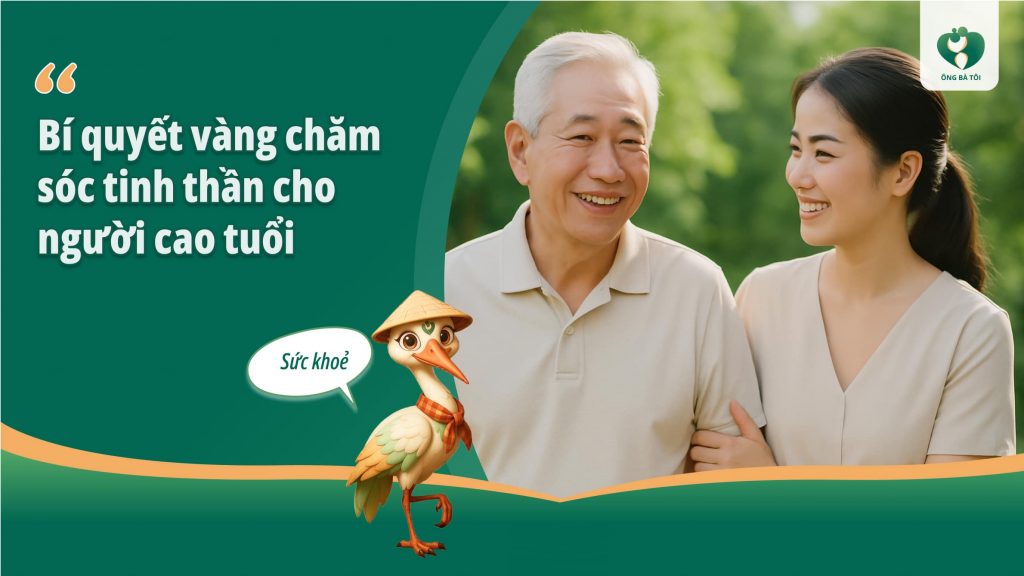 Chăm sóc tinh thần người cao tuổi