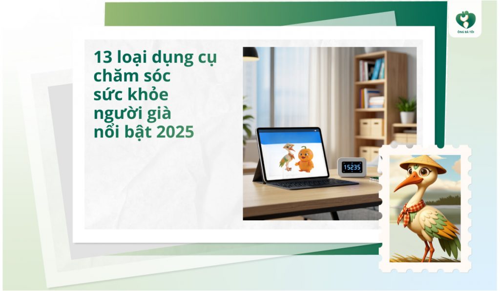 13 loại dụng cụ chăm sóc sức khỏe người già nổi bật