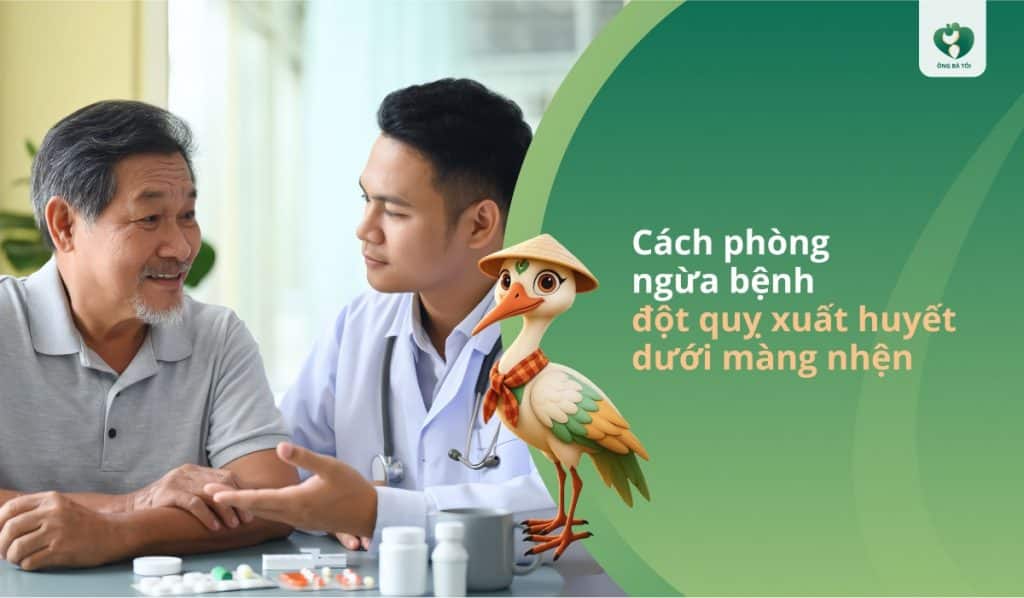 Cách phòng ngừa bệnh đột quỵ xuất huyết dưới màng nhện