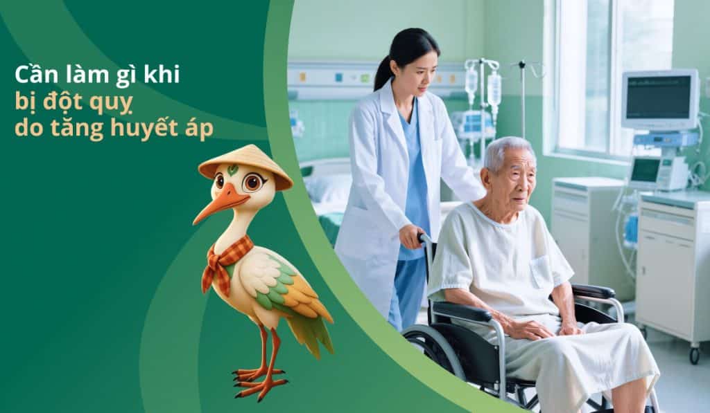 Cần làm gì khi bị đột quỵ do tăng huyết áp