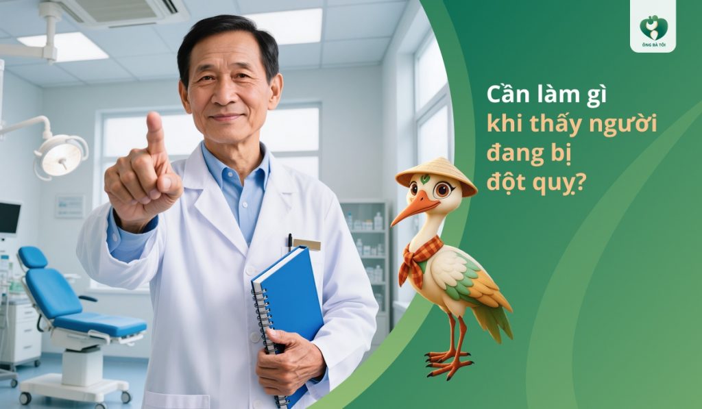 Cần làm gì khi thấy người đang bị đột quỵ