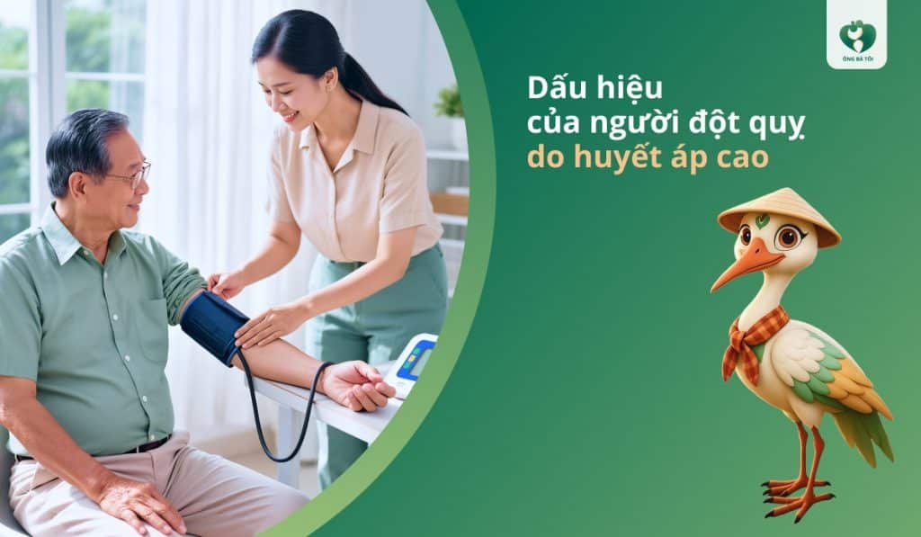 Dấu hiệu của người đột quỵ do huyết áp cao