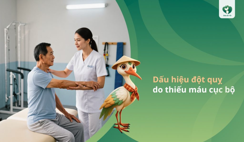 Dấu hiệu đột quỵ do thiếu máu cục bộ