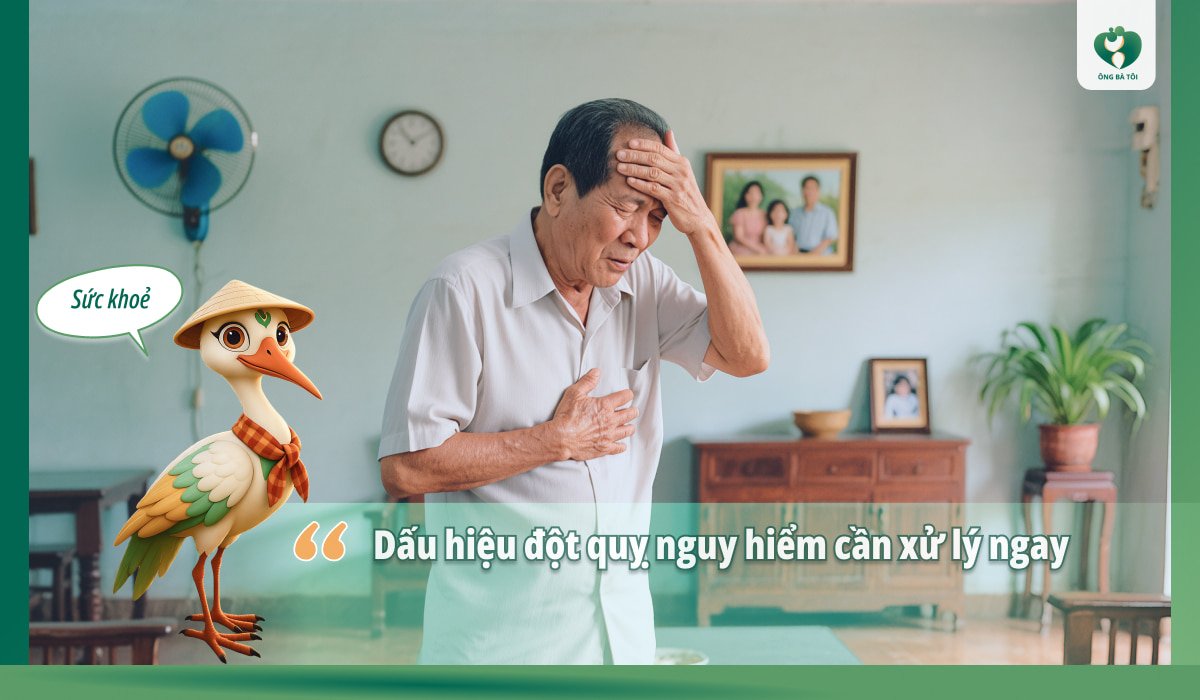 Dấu hiệu đột quỵ