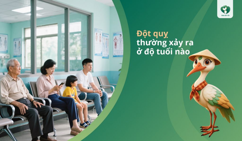 Đột quỵ thường xảy ra ở độ tuổi nào