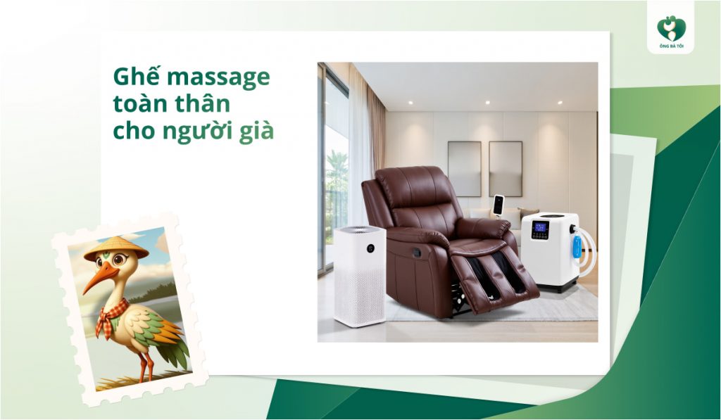 Ghế massage toàn thân cho người già