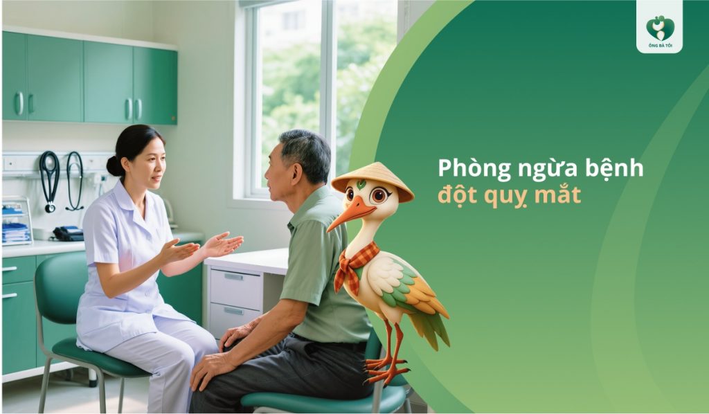 Phòng ngừa bệnh đột quỵ mắt