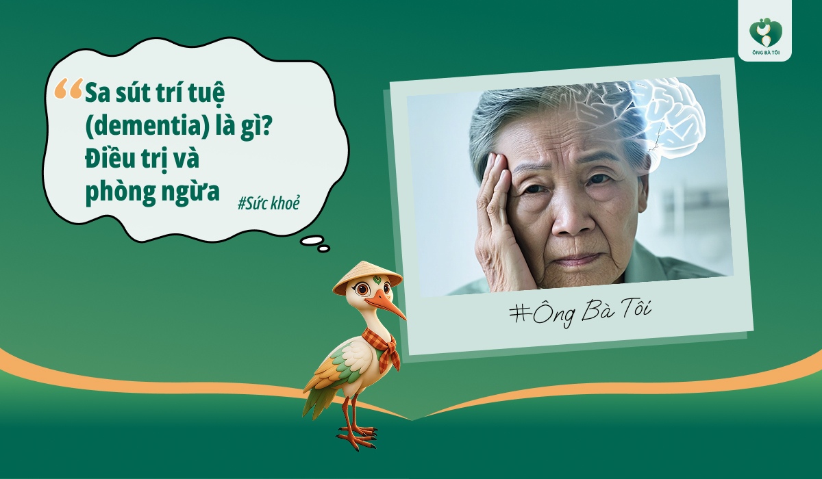 Sa sút trí tuệ (dementia) là gì? Điều trị và phòng ngừa