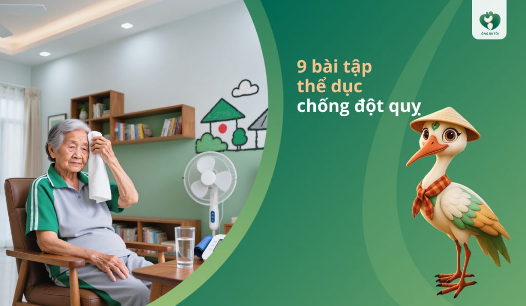 9 bài tập thể dục chống đột quỵ
