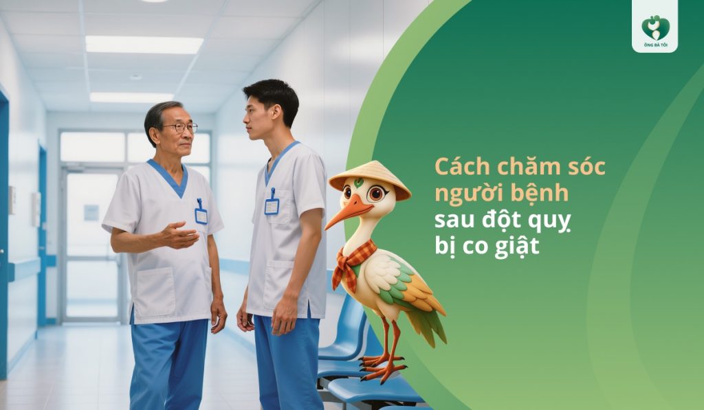 Cách chăm sóc người bệnh sau đột quỵ bị co giật