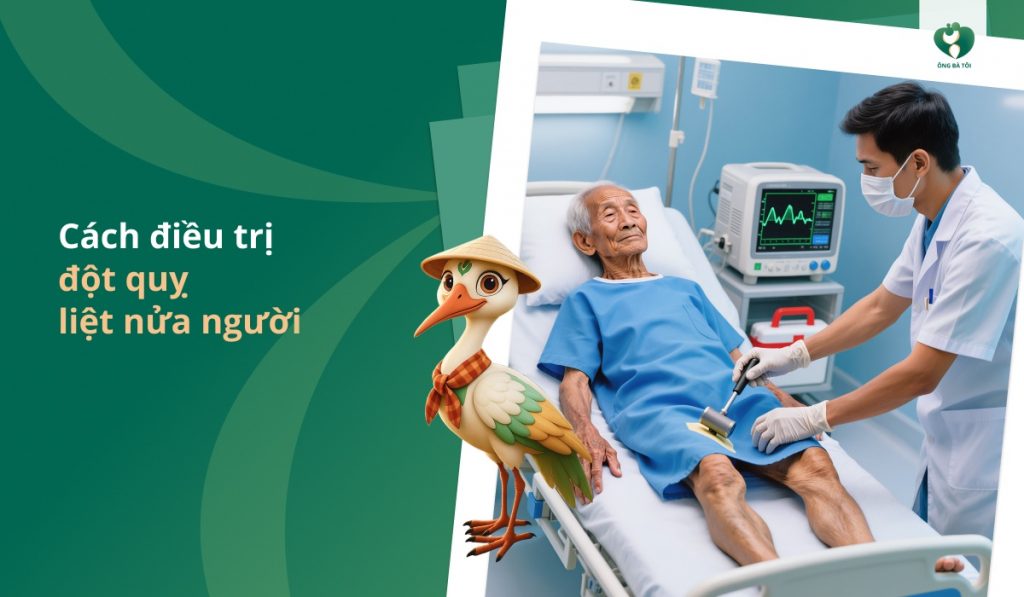 Cách điều trị đột quỵ liệt nửa người