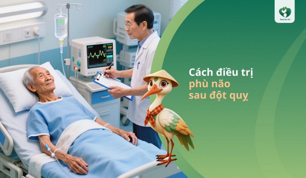 Cách điều trị phù não sau đột quỵ