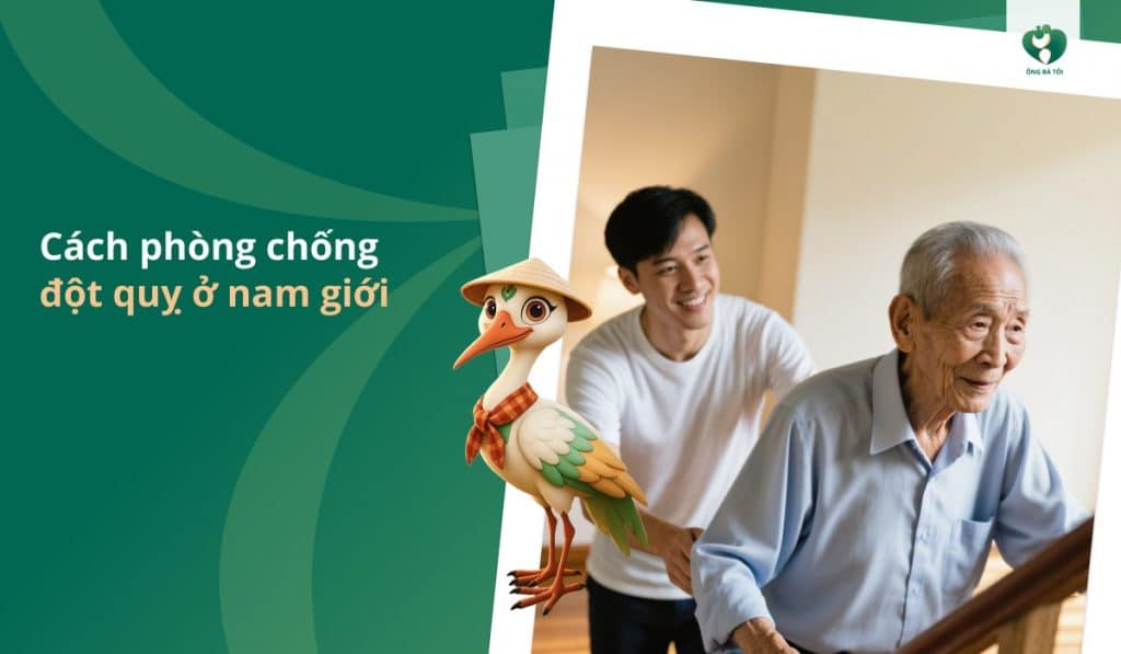 Cách phòng chống đột quỵ ở nam giới