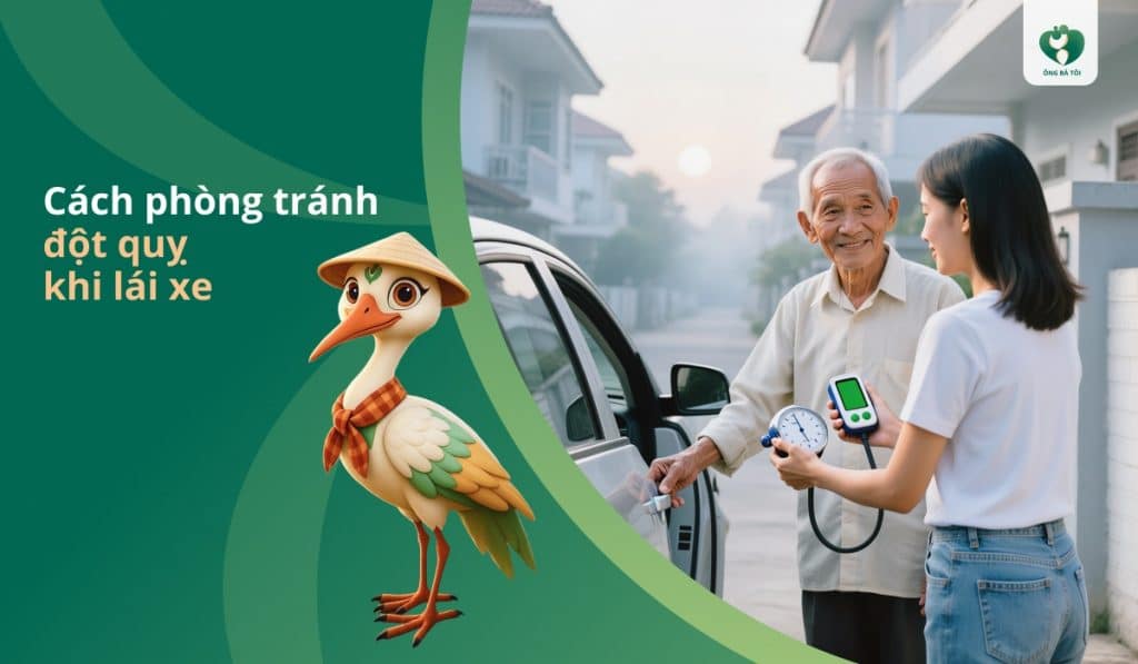 Cách phòng tránh đột quỵ lái xe