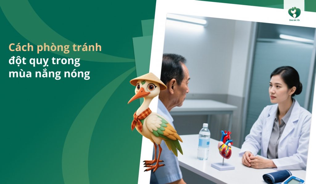 Cách phòng tránh đột quỵ trong mùa nắng nóng