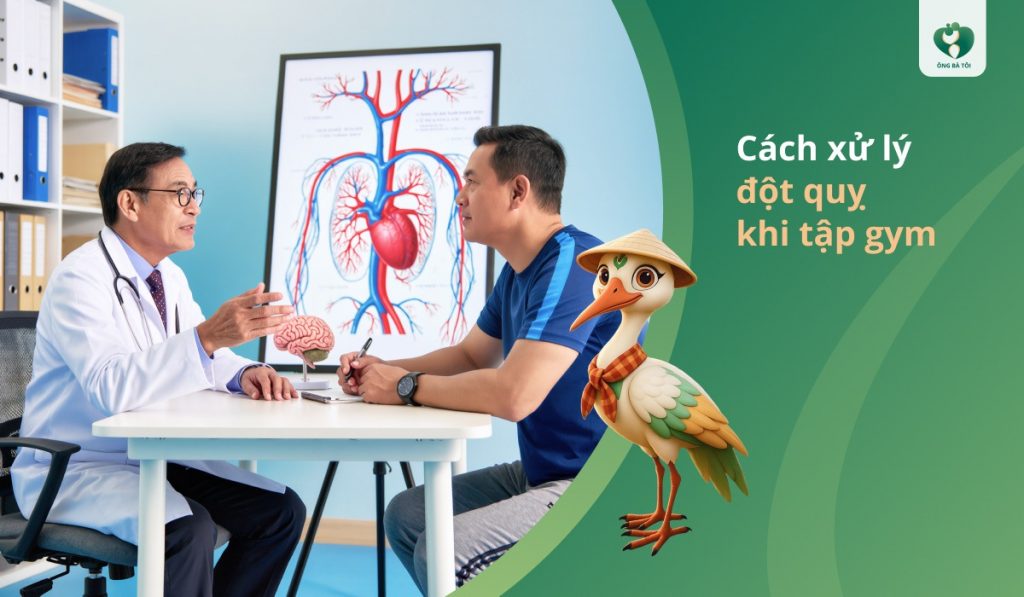 Cách xử lý đột quỵ khi tập gym