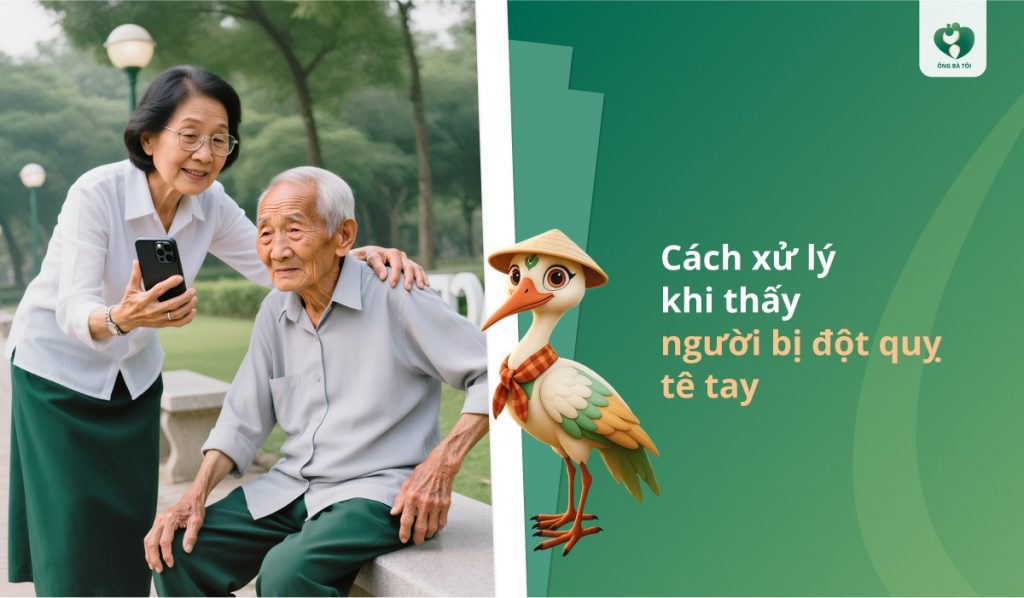 Cách xử lý khi thấy người bị đột quỵ tê tay