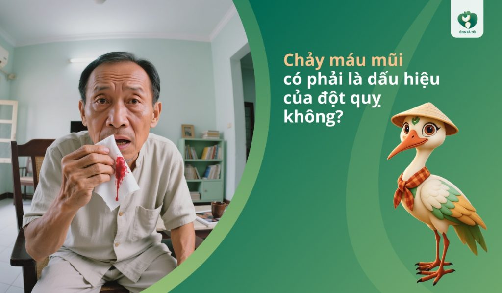 Chảy máu mũi có phải là dấu hiệu của đột quỵ không