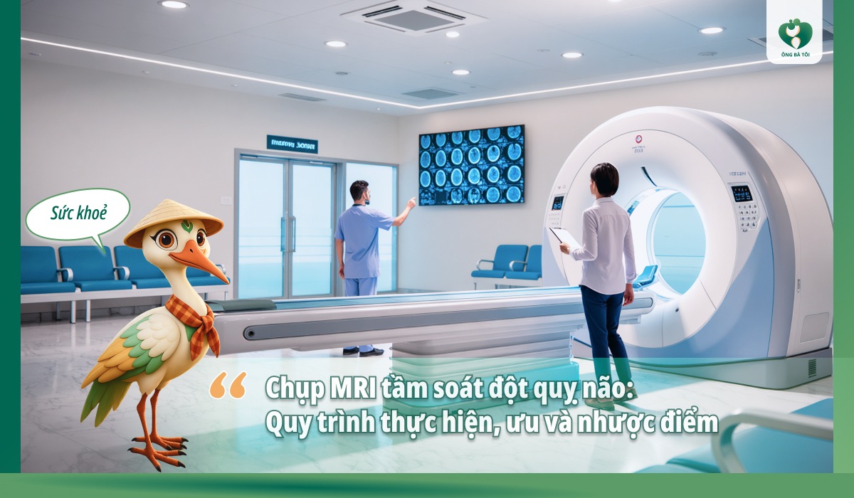 Chụp MRI tầm soát đột quỵ não