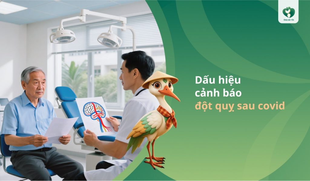 Dấu hiệu cảnh báo đột quỵ sau covid