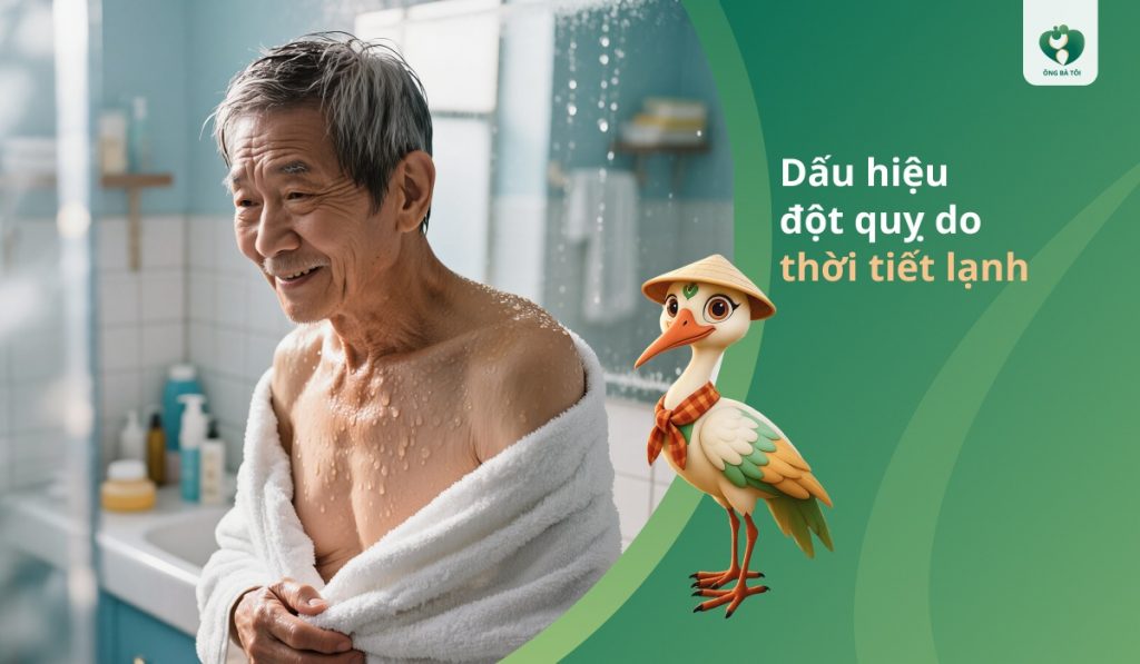 Dấu hiệu đột quỵ do thời tiết lạnh