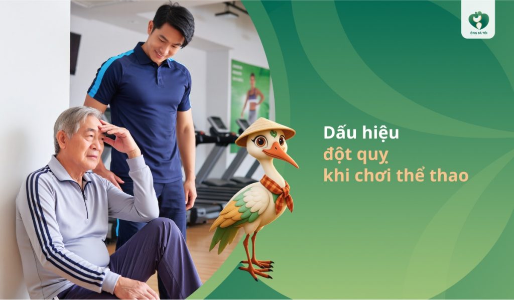 Dấu hiệu đột quỵ khi chơi thể thao