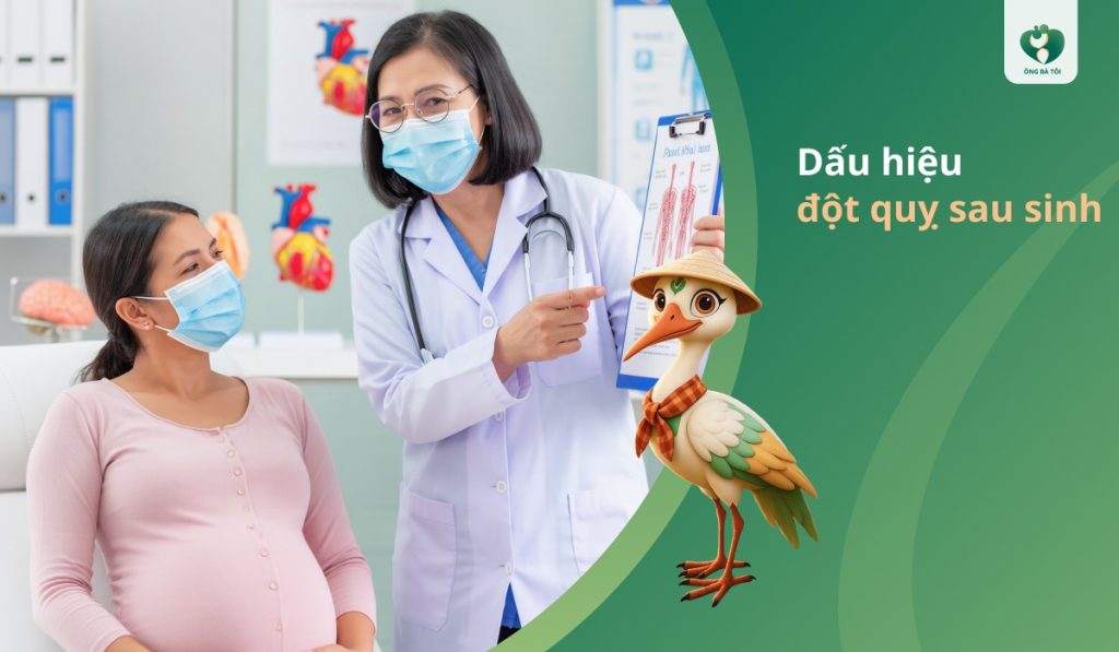 Dấu hiệu đột quỵ sau sinh
