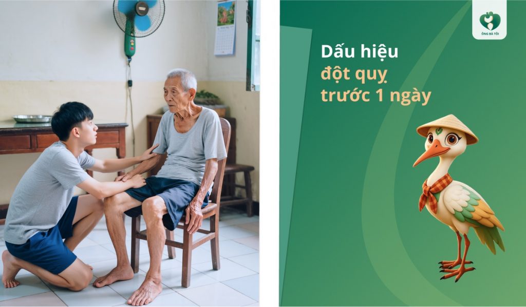 Dấu hiệu đột quỵ trước 1 ngày