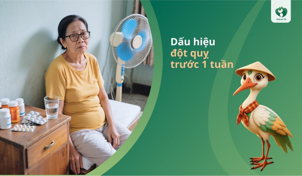 Dấu hiệu đột quỵ trước 1 tuần