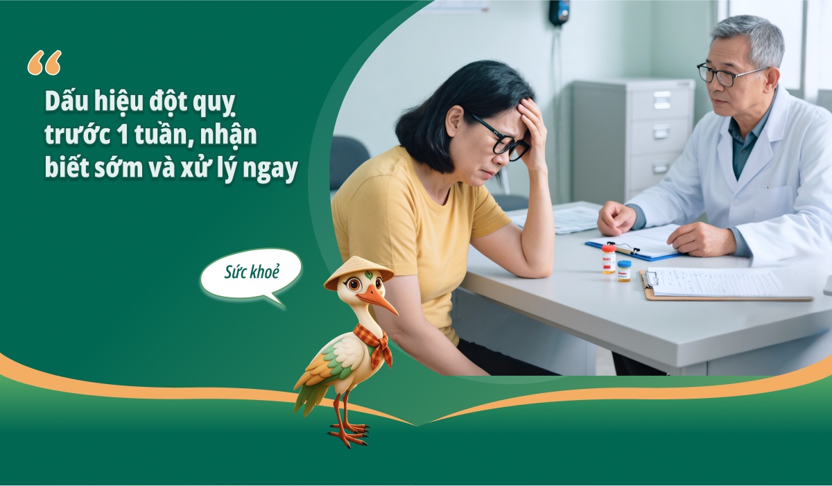 Dấu hiệu đột quỵ trước 1 tuần