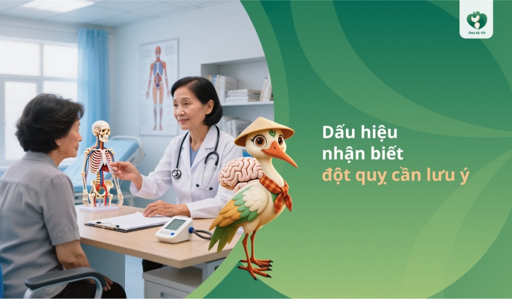 Dấu hiệu nhận biết đột quỵ cần lưu ý