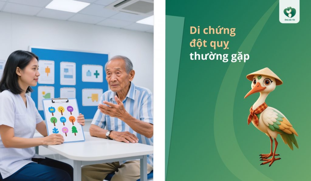 Di chứng đột quỵ thường gặp