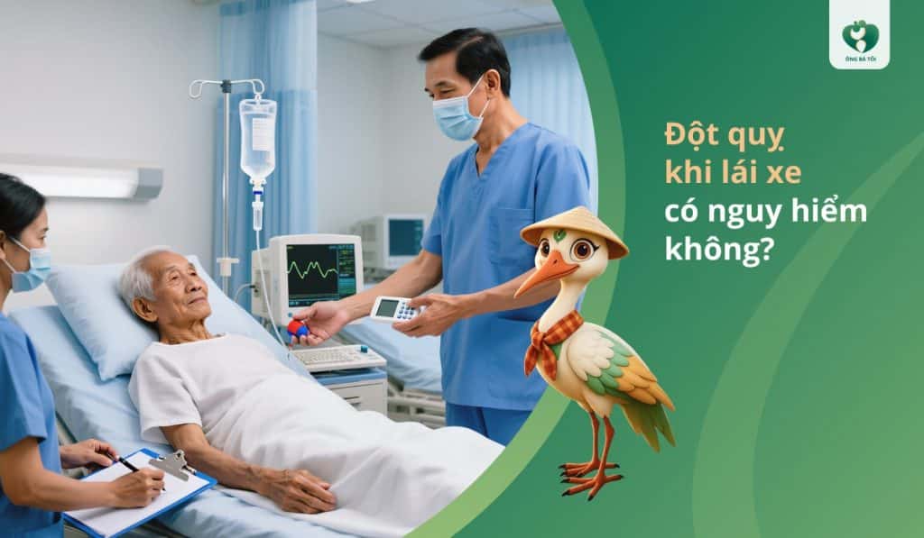 Đột quỵ khi lái xe có nguy hiểm không