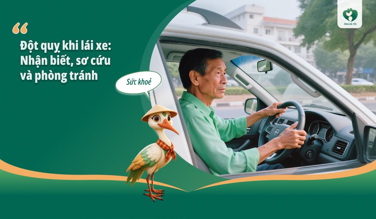Đột quỵ khi lái xe