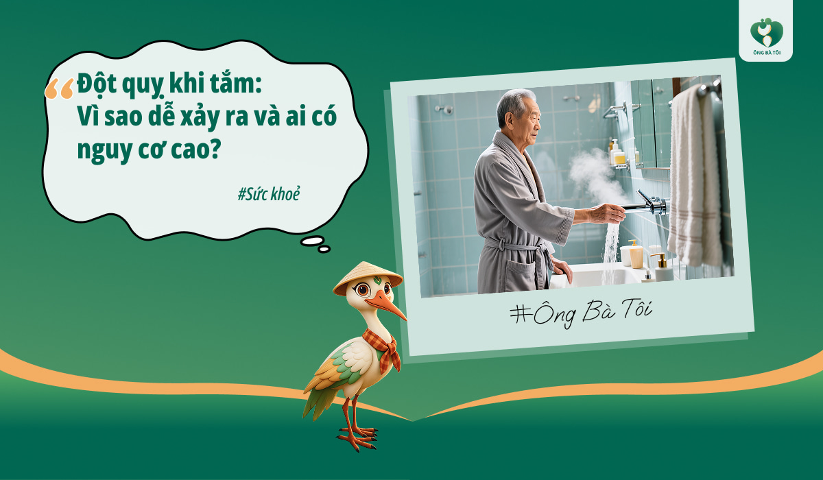 Đột quỵ khi tắm