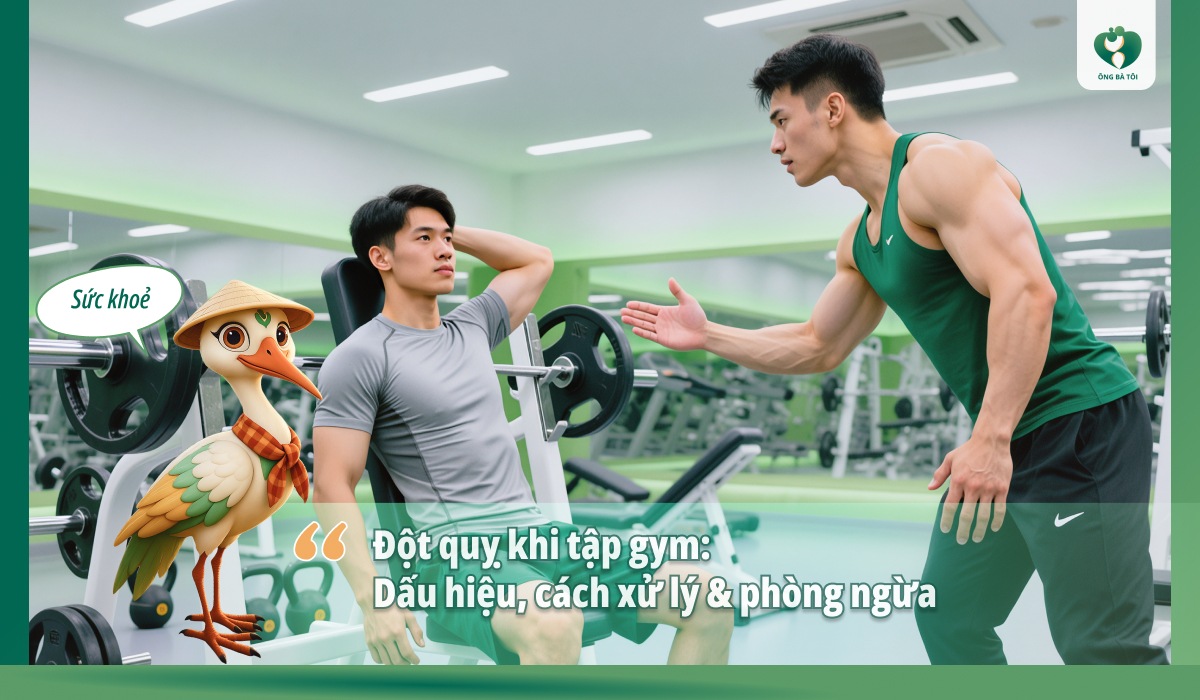 Đột quỵ khi tập gym