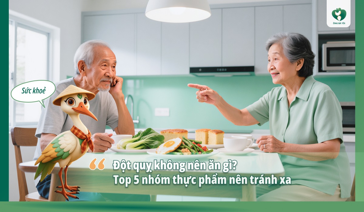 Đột quỵ không nên ăn gì