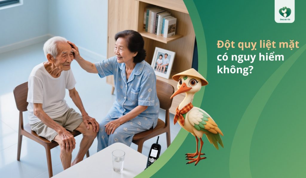 Đột quỵ liệt mặt có nguy hiểm không