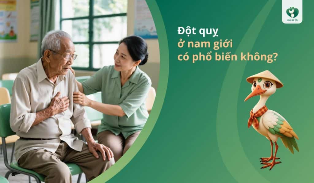 Đột quỵ ở nam giới có phổ biến không
