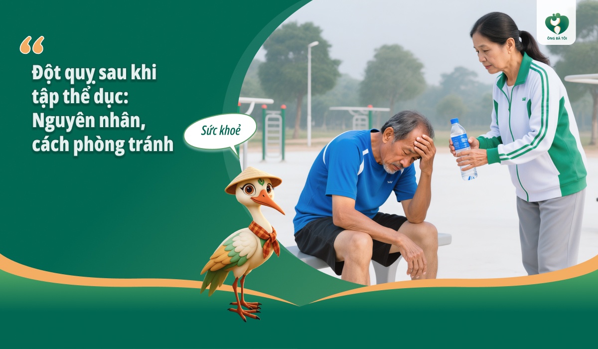 Đột quỵ sau khi tập thể dục