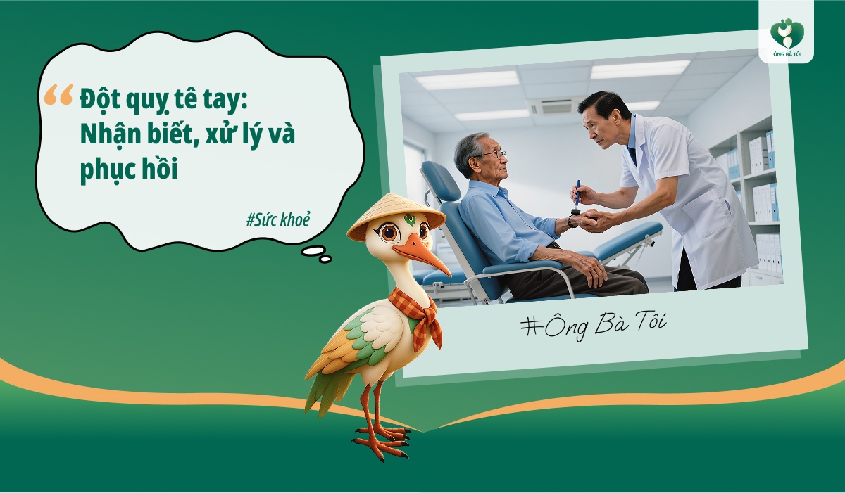 Đột quỵ tê tay