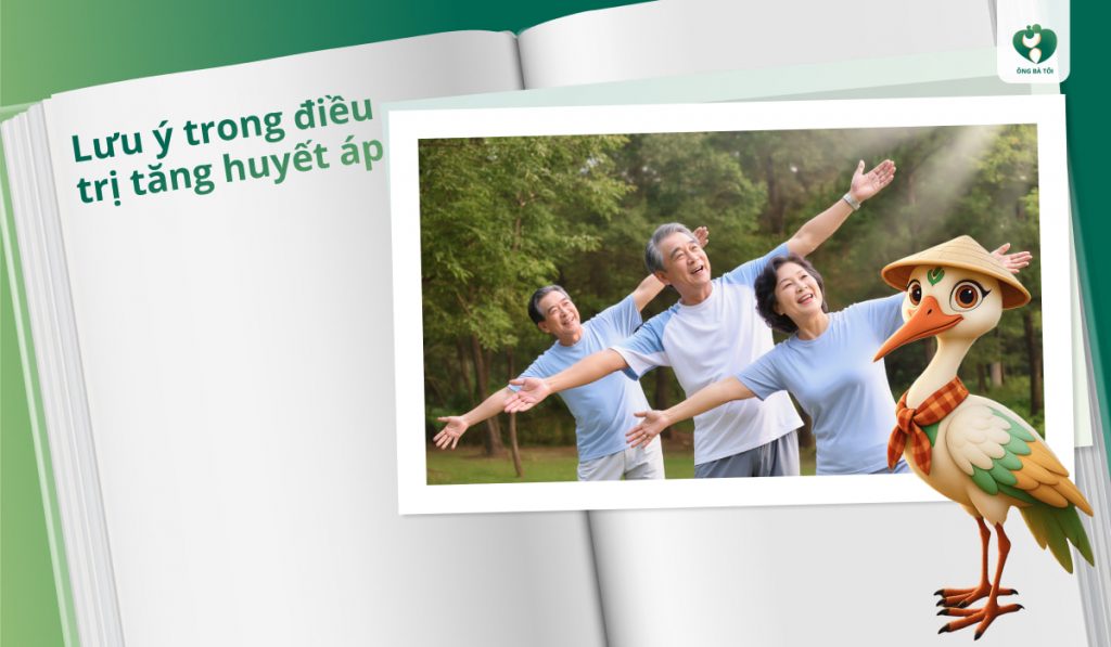 Lưu ý trong điều trị tăng huyết áp