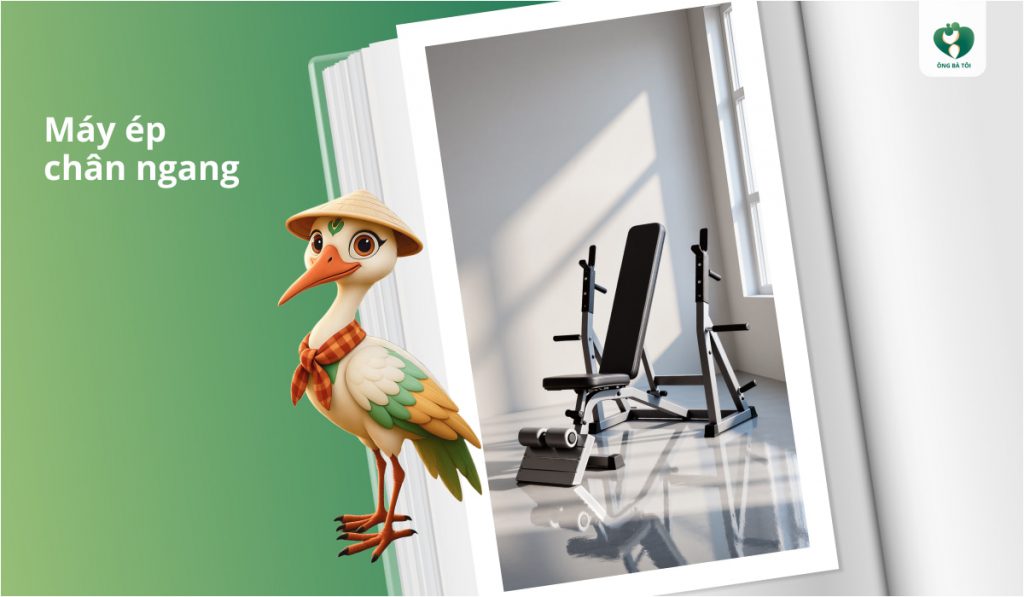 Máy ép chân ngang