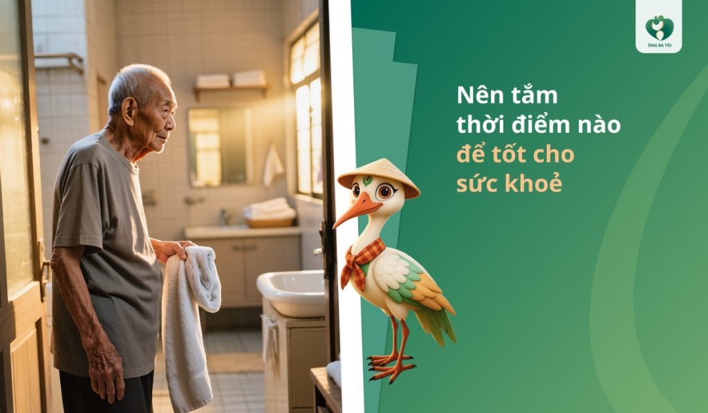 Nên tắm thời điểm nào để tốt cho sức khoẻ