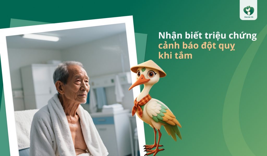 Nhận biết triệu chứng cảnh báo đột quỵ khi tắm