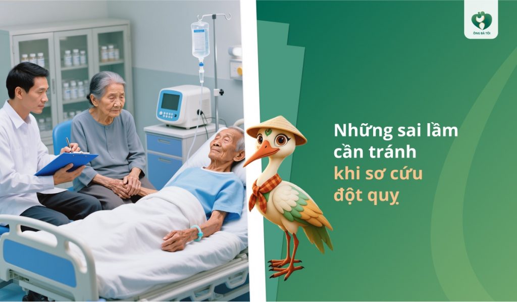 Những sai lầm cần tránh khi sơ cứu đột quỵ