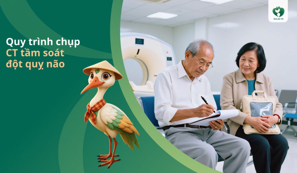 Quy trình chụp CT tầm soát đột quỵ não