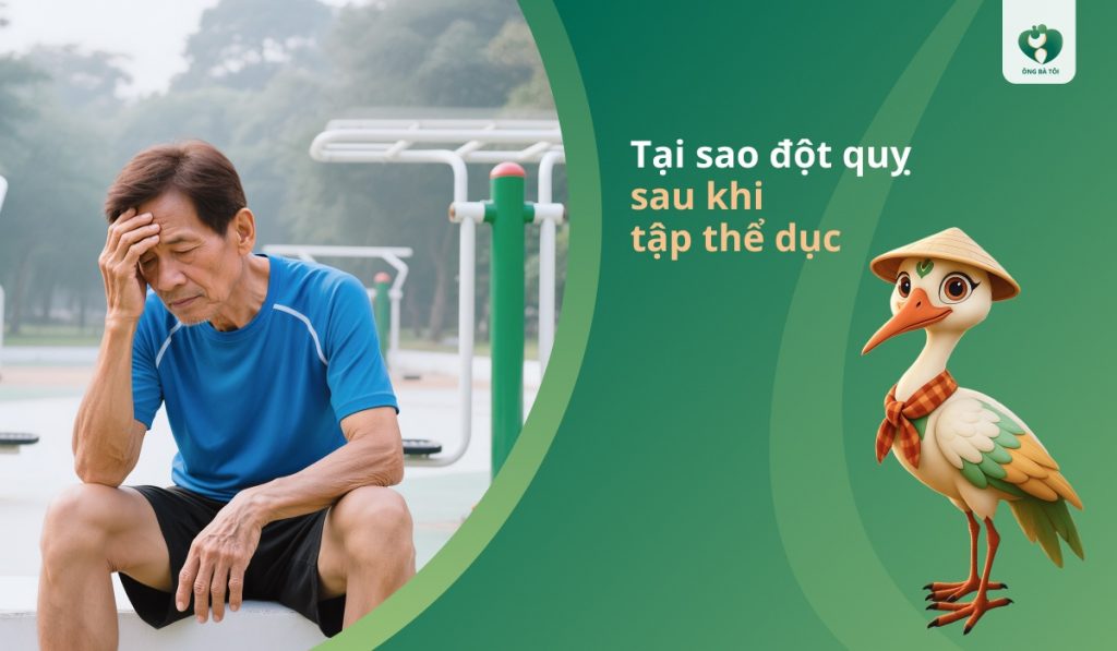 Tại sao đột quỵ sau khi tập thể dục