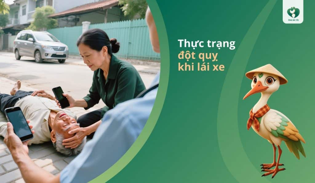 Thực trạng đột quỵ khi lái xe